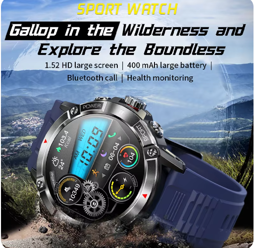 Smartwatch Tático "Titan Track"